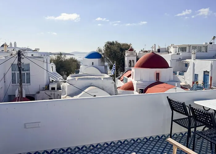 Voulas Sunset View Downtown By Mykonos Eight דירה